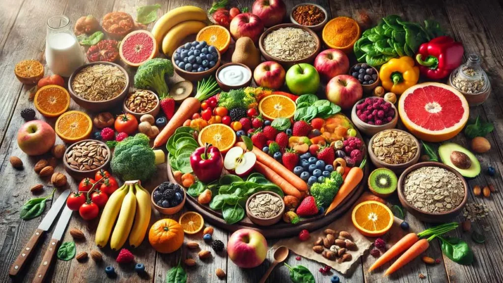 image of healthy foods